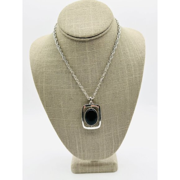 Double Face Black and Yellow Women's Necklace - Picture 1 of 5